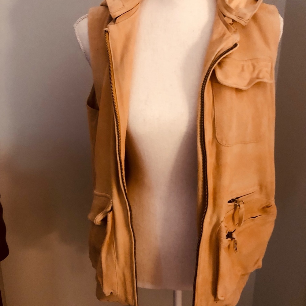 Spartina nubuck suede vest